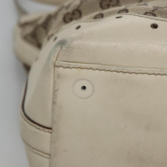 GUCCI GG Canvas Tote Bag Beige Gold - Picture 11 of 16